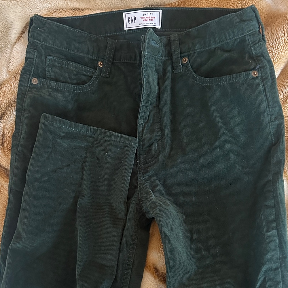 GAP Forest Green Corduroy Trousers